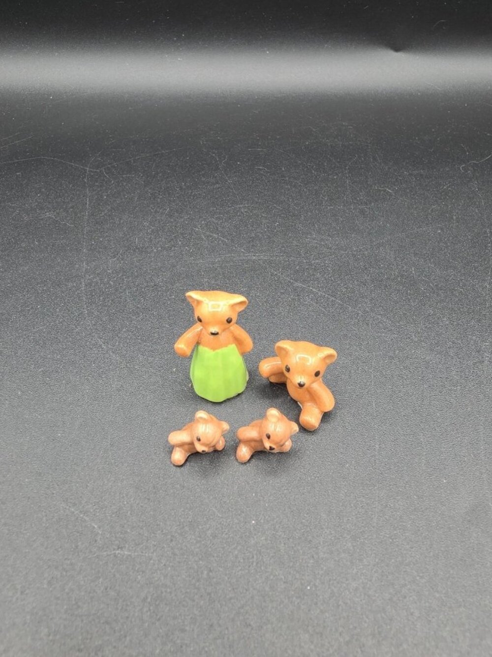 Vintage Hagen Renaker Miniature Bears (Set of 4)